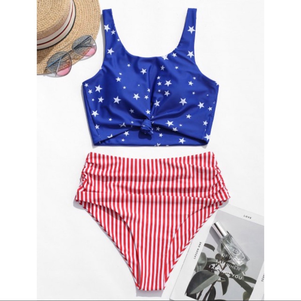 American Flag Tankini